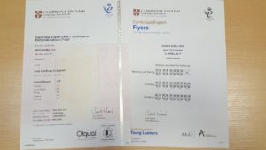 сертификат Cambridge english